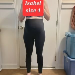 COPY - Isabel maternity black yoga activewear pants size S not size 4